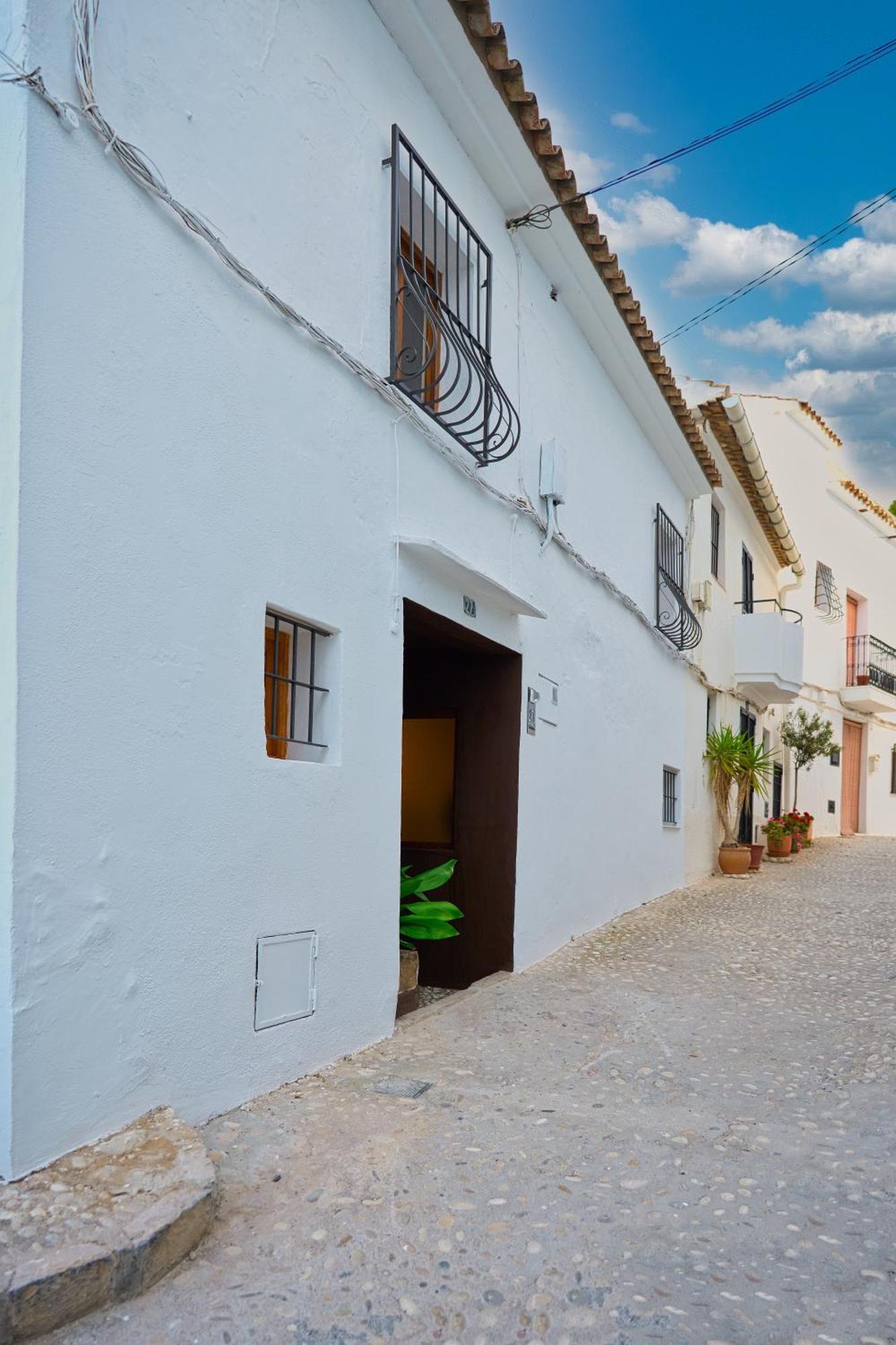 阿尔啼Casa En Casco Antiguo Con Vistas Al Mar别墅 外观 照片