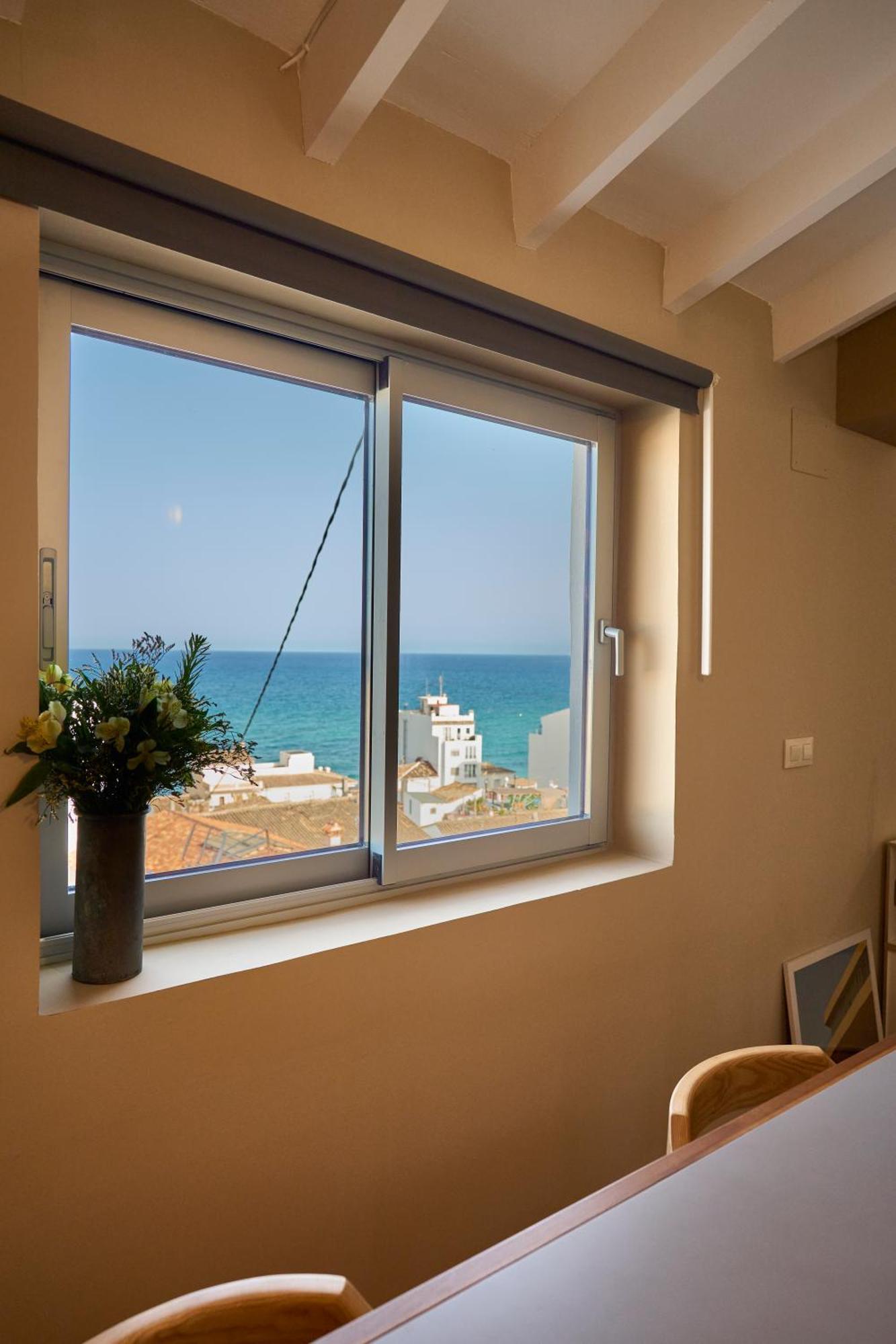 阿尔啼Casa En Casco Antiguo Con Vistas Al Mar别墅 外观 照片